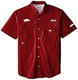 NCAA Mens Collegiate Bonehead半袖シャツ L レッド