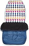 Kids Kargo Luxury Padded Reversible Footmuff (Blue, New Colour Range) by Kids Kargo