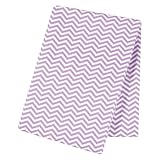 Trend Lab Lilac Chevron Jumbo Deluxe Flannel Swaddle Blanket [並行輸入品]
