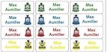 30 Personalized Waterproof Name Labels Thomas The Train Name Labels Thomas and Friends Name Labels P