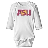 Kamifa カミファ アリゾナ大学 フットボール チーム 長袖ボディースーツ ベビー服 連帯服 幼児 暖かい White 12 Months