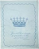 Manual You Will Be A Crown of Splendor Dyed Plush Baby Nursery Blanket By Terri Puma SAYWSB 30x40" [