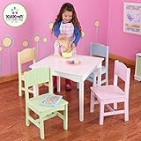 KidKraft Nantucket Table & 4 Pastel Chairs [並行輸入品]