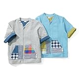 La Chiave 7分袖カーディガン(80～130cm)キムラタンの子供服 グレー 90 (53618x53818-152)