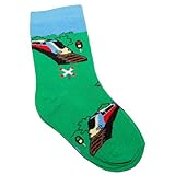 Country Kids(カントリー キッズ)男の子用大草原&スーパー特急トレイン柄COOLソックス,電車柄靴下,プレゼント,出産祝いギフト [並行輸入品]