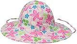 i play Classics Brim Sun Protection Hat for Unisex (2-4 Years, Toddler, White Frangipani) by I Play