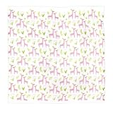 今治産タオル おくるみ 3重ガーゼケット HugMe ジラフ (ピンク)