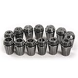 SHINA 13個　ER20 精密 スプリング コレット フライス 工具 ステンレス鋼 耐久性材料 　　1mm－13mm