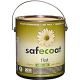 AFM Safecoatフラットペイントパステルベース0 VOC、ホワイトガロンCan 1 /ケース