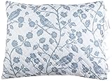 Stylemaster Home Products Twill and Birch Botanica Quilted Reversible Sham, Standard, Mist
