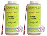 California Baby Bubble Bath - Cold & Flu/Eucalyptus Ease - 13 oz - 2 pack by California Baby