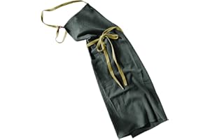 Anyasun エプロン 首掛け リネン カフェ風 シンプル おしゃれ ナチュラル 北欧風 無地 おしりが隠れる ポケット付き 男女兼用