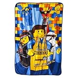 The Lego Movie Emmet Plush Blanket, Twin Size [並行輸入品]