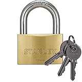Stanley Padlock Solid Brass 70 mm [S742-034]