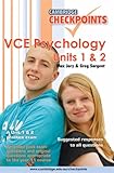 Cover of Cambridge Checkpoints VCE Psychology Units 1 and 2