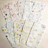 vegonia(ベゴニア) ガーゼハンカチ　２層ガーゼ お得用 ランダム１０枚・15枚・20枚セット ベビー マタニティー やわらか 綿 コットン よだれかけ 赤ちゃん用 幼児 乳幼児 かわいい ふん