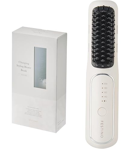 Amazon | LAVIEL コードレス ブラシアイロン ミニ ヘアアイロン USB
