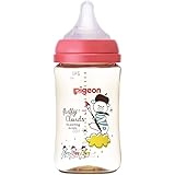 ピジョン 母乳実感 哺乳びん Bear ベアー 240ml 3か月~ PPSU製 赤