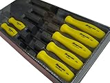 Snap-on スナップオン 樹脂製スクリュードライバーセット 7ピース イエロー SDDX70AY