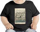 Medieval town drawing オーガニックベビーTシャツ 12 - 18 Months