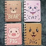 8冊 a7 ミニノート 可愛い a7 メモ帳 ミニ a7 ノート 可愛い 小さいメモ帳 a7 【80枚 横線4冊/空白4冊】