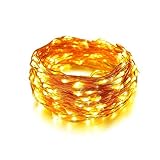 Veryredtek LED String Lights 66ft 200 LEDs Waterproof Starry Lights for DIY Bedroom Patio Garden Gat