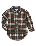 Hatley ハットレイ キッズ男の子 ボーイズ・ボタンダウンシャツ、チェック、ムース柄、やわらかコットン 100cm 、4Y(104cm) マルチカラー 綿100% TSYWIMO142
