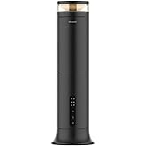 Hirameki アロマディフューザー ネブライザー式 精油専用 USB充電式 コードレス 静音 長時間拡散 卓上・家庭用・車用・業務用 ギフト対応 ブラック
