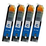 LC113C (シアン)【4本セット】 最新 互換 インクカートリッジ 《ICチップ搭載・残量表示対応》 113 113C LC113 純正と併用可能 brother ブラザー (対応機種: MFC - J4910CDW J4510N J6975CDW J6973CDW J6970CDW J6770CDW J6573CDW J6570CDW / DCP - J4215N J4210N )【STAR JET製】