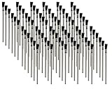 pro-perfect Supplies 72酸束ブラシ6 " LG X 3 / 8 "はんだ配管、、接着、Touch Ups、Tinハンドルwith Horseヘアヘッド。GREAT Inexpen