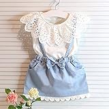 KJshop ベビー服 子供服 女の子 レース (120)