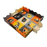 9個の防水児用泡マットベビー泡パズル遊び用マット、動物