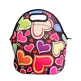 Ambielly はLYネオプレンランチバッグ/ランチボックス/特殊/ピクニックバッグに昼食を絶縁クーラートラベルオーガナイザーを来ることはありません (ランチパッケージ, A019)