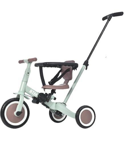 Amazon.co.jp: BTM子供用三輪車 5in1 三輪車 押し棒付き ランニング