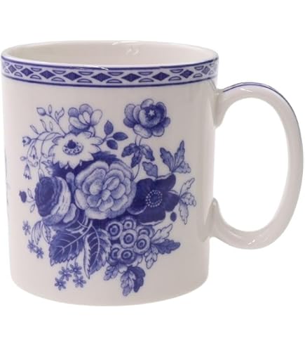 Amazon | スポード (Spode) ブルーイタリアン ティーカップ&ソーサー