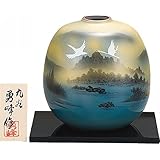 九谷焼　金雲山水　５．５号花瓶 オブジェ