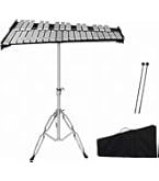Amazon | ENNBOM 32音 鉄琴 卓上鉄琴 スタンド付き マレット4本 収納