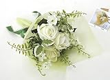 アートフラワー 造花 花束W〔ミニタイプ〕フラワーアレンジメント インテリア 光触媒 花 スプレー インテリアグリーン 胡蝶蘭 消臭 大型