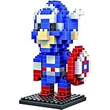 New LOZ Diamond Blocks Nanoblock-The Avengers Captain America-Educational Toy 190pcs [並行輸入品]