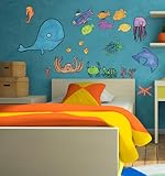 Oopsy Daisy Peel and Place Splish Splash Boy by Emily Green, 54 by 30-Inch by Oopsy Daisy