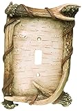 Big Sky Carvers 30170245 Birch Antler Single Switch Plate [並行輸入品]