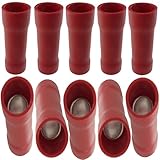 セットof 10 ) 8ゲージAWGビニールButtコネクタ圧着キャップ端子ワイヤ8 G USA