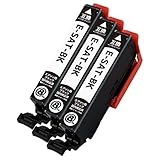 EPSON エプソン SAT-(BK/ブラック)【3本セット】 最新 互換 インクカートリッジ 《ICチップ搭載・残量表示対応》 サツマイモ SATBK SAT-BK 純正と併用可能 (対応機種: EP-712A EP-713A EP-714A EP-715A EP-812A EP-813A EP-814A EP-815A EP-716A EP-816A)【STAR JET製】