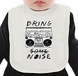 Bring Some Noise Boombox ネクタイを有する有機ビブ Medium