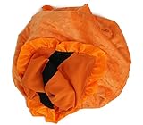 Onyx Arrow Baby Blanket, Basketball Cotton Print, Orange Minky Dot, Satin Ruffle Trim, Mix and Match