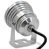 10Watt RGB LED Garden Landscape Flood Light - Outdoor LED Accent Light - Waterproof IP-65 - 500LM 12
