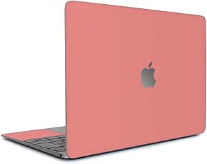 wraplus for MacBook Pro Retina 13 インチ 2015 2014 2013 2012 対応 全31色 [サーモンピンク] スキンシール フィルム ケース カバー