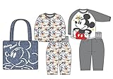 (ディズニー)Disney ベビー 2017年 キャラクターパジャマ2セット入り福袋 トートバック付き【a71f1】 95cm ミッキー