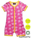 北欧スウェーデンのベビー服 ショートオール 3-9ヶ月/9-18ヶ月 Maxomorra マクソモーラ Dandelion (74/80)