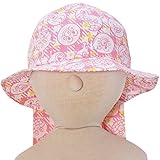 【本体綿100％】2017年 夏物 アンパンマン 日よけ付帽子 Anpanman ピンク◇48cm